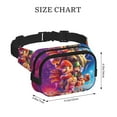 thumbnail image 4 of Goofa Sac de Taille Carré à Double Couche Imprimé Mario Mini Ceinture Ajustable Exercice Course Voyage Randonnée, 4 of 9