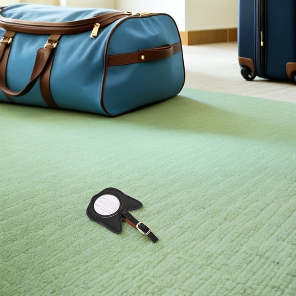 HEALEEP 2Ud Etiquetas De Equipaje Con De Y Material PU Para Maletas
