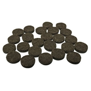 BLACK Adhesive Backed Felt Pads Dots 1/2 Button Limited Edition 500 Pads