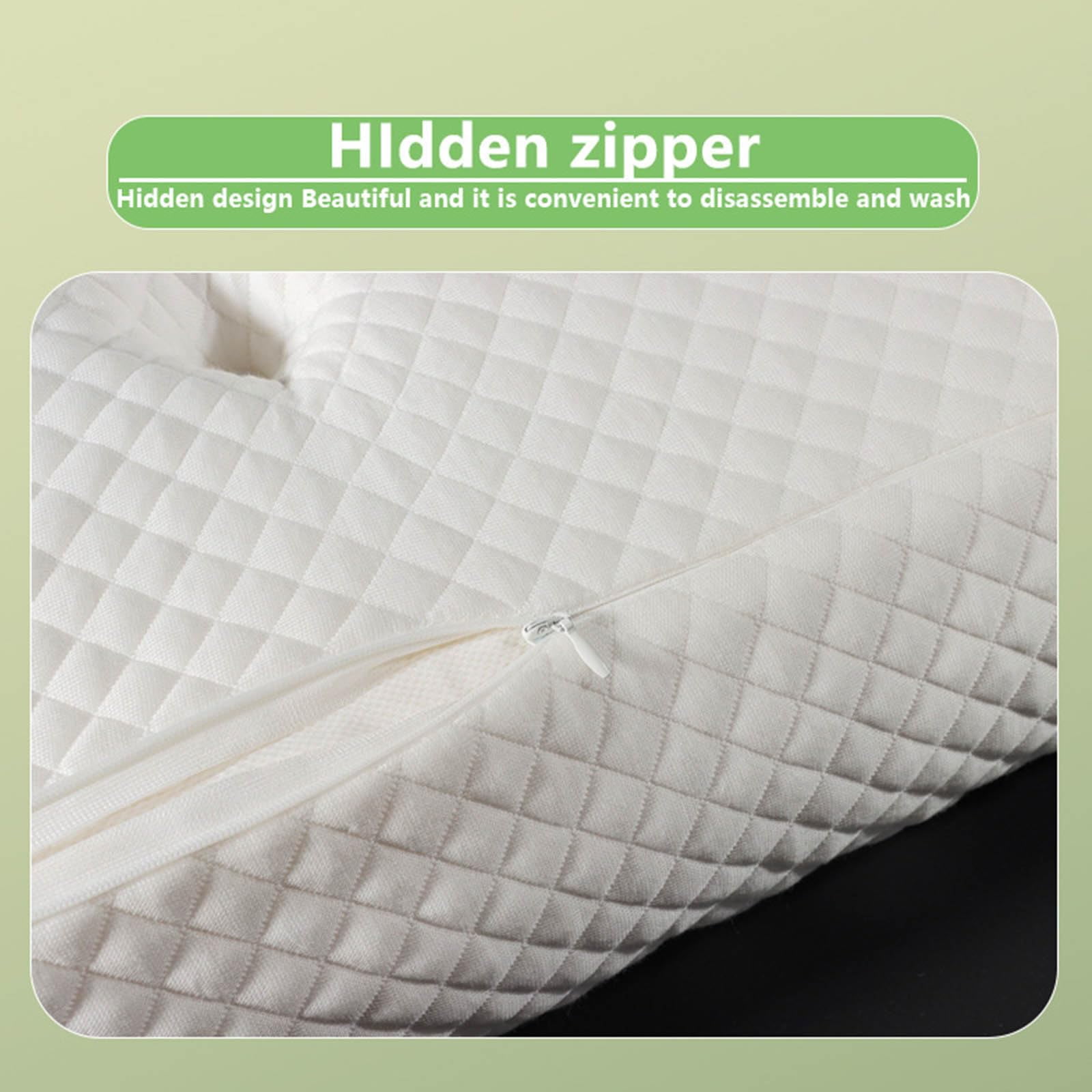 Neck Pillow, Ergonomic Cervical Pillow, Ergonomic Adjustable Height Neck Support Memory Foam Bed Pillow, Suitable for Back, Side, or Stomach Sleeping