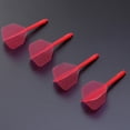 thumbnail image 5 of Luxshiny Set of 10 Red Plastic Dart Flights with Anti-Fall Shafts, Reinforced Design for Darts, 5 of 8