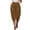 Coffee, variant on Women's High Waist Jogger Capri Pants, Stretch Soft Solid Loose Cropped Harem Trousers for Women, Women's Khaki, Sizes L-5XL
