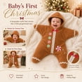 thumbnail image 6 of Loyni 0-3 Months Christmas Star Shape Hooded Swaddle Sack Unisex Xmas Print Baby Sleeping Bag Newborn Fleece Wearable Blanket Gift for Holiday Party, 6 of 8