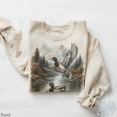 thumbnail image 4 of Vintage Duck Sweatshirt | Mountain Lake Wildlife Pullover, 4 of 7