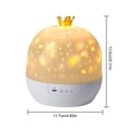 thumbnail image 2 of Night Light Projector With Music Rotatable Night Light For Decor Light (Rechargeable), 2 of 10