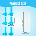 thumbnail image 2 of 6pcs Replacement Bite Valve & 2pcs Straw for Zak Designs Kelso 15oz, BPA-Free Silicone Mouthpiece Reusable Kids Straw Cup Parts Water Bottle Accessories (Blue), 2 of 5