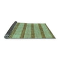 thumbnail image 2 of Ahgly Company Indoor Square Abstract Light Blue Modern Area Rugs, 8' Square, 2 of 4