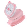 thumbnail image 3 of Watch Fan, Adjustable Three Levels Charging Fan USB Charging Automatic Size Adjustment Cartoon  For Outdoor For Kids For School Pink Pig, 3 of 8