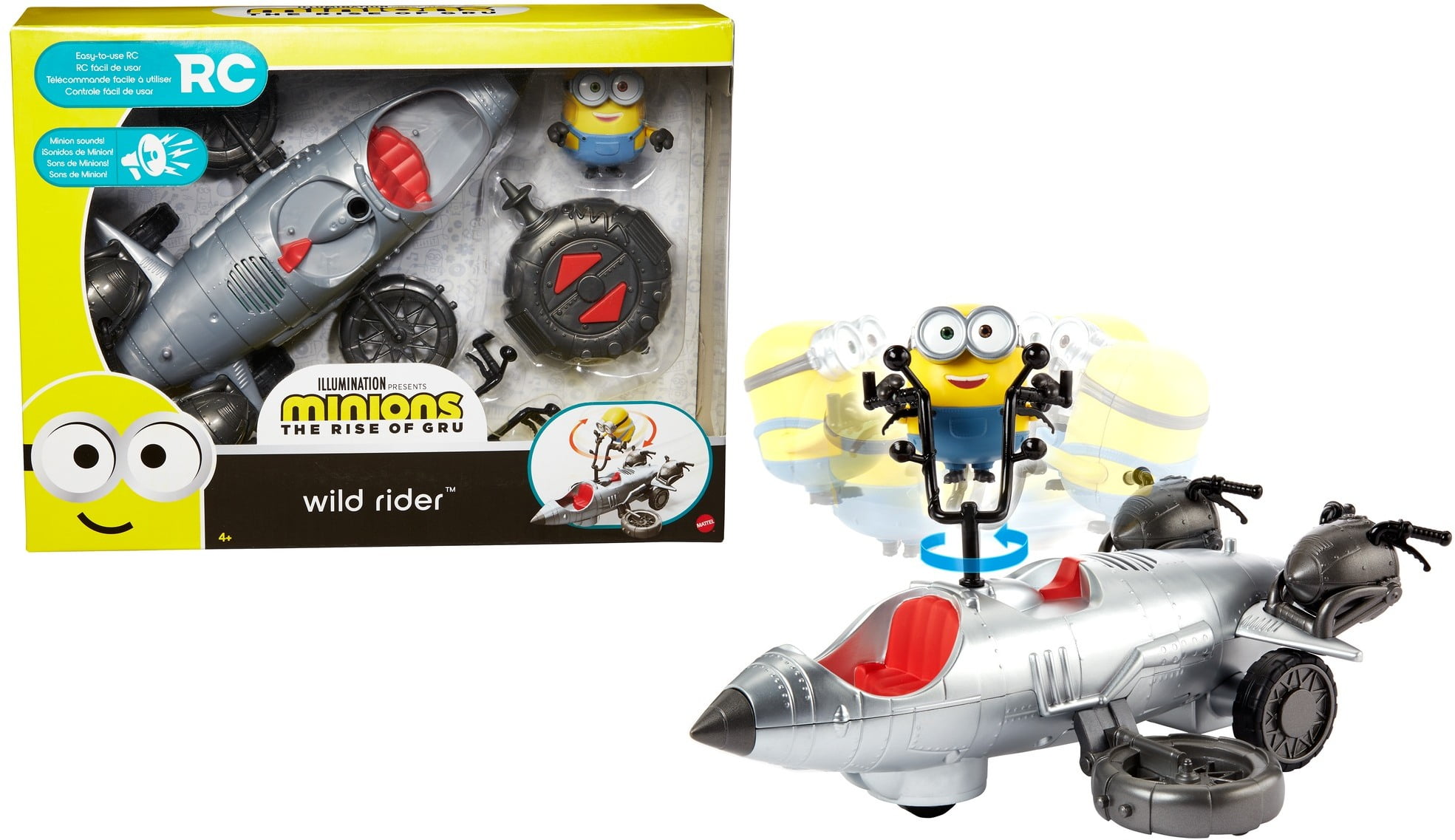 Minions: The Rise of Gru Wild Rider Remote Control Vehicle And Action ...