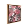 thumbnail image 4 of Stupell Industries Pink Sparkle Martinis Food & Beverage Painting Brown Floater Framed Canvas Art Print Wall Art, 25 x 25, 4 of 10