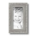 thumbnail image 2 of ArtToFrames 4x8" Classic Silver Picture Frame, Silver Wood Poster Frame, with Regular Glass and 2 (FBPL-4926), 2 of 7