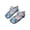 Blue, variant on Xfvqtps Girls Mary Jane Shoes Sparkle Princess Sandals Rhinestone Mesh Bow Hook and Loop Strap Flower Embroidery Spring Summer Dressy Casual Shoes