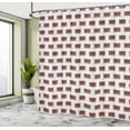 thumbnail image 4 of Ambesonne Retro Shower Curtain, Cassette Tapes Plain Back Art, 69"Wx70"L, Cinnamon Navy Blue, 4 of 4