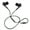 Black, variant on The Voice WIRED Stereo Earbuds with Mic, Ergonomic Design, Braided Cable, Black