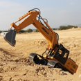 thumbnail image 3 of Excavadora de Control remoto de aleación grande para niños, vehículo de ingeniería de competición, 17 canales, 1: 20, 3 of 4