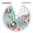 thumbnail image 4 of Faldas para árbol de Navidad de 48 pulgadas con texto "Merry Christmas", tapete para árbol de Navidad para vacaciones de invierno, falda para árbol de Navidad para decoraciones navideñas rústicas, 4 of 8