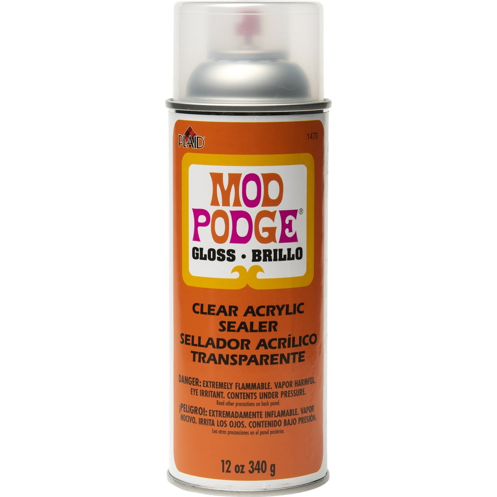 Mod Podge 1470 Acrylic Sealer, Gloss Finish, Clear, 12 fl oz Walmart