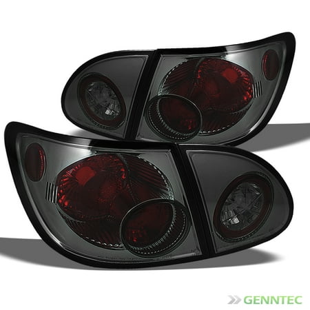- Smoked 2003-2008 Toyota Corolla Altezza Tail Lights Rear Smoke Brake Lamp Pair Left+Right 2004 2005 2006 2007