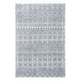 thumbnail image 2 of SAFAVIEH Berber Fringe Vinal Aztec Shag Area Rug, Light Gray/Ivory, 3'3" x 5'3", 2 of 11