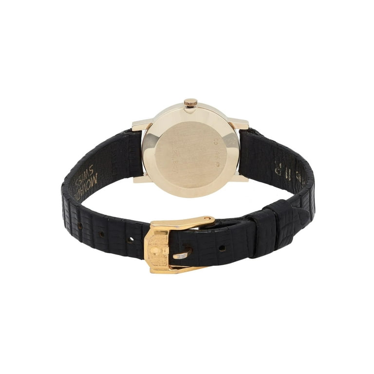 Vintage Movado Museum 22mm 14K Yellow Gold Steel Quartz Ladies Watch 70.25.837
