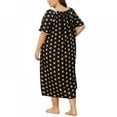thumbnail image 3 of Chemise de Nuit Longue à Imprimé pour Femmes Grande Taille TG-4TG, 3 of 5