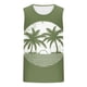 thumbnail image 4 of Hombres Moda Casual sin Mangas Impresión Suéter Cuello Redondo Tanque Deportivo, 4 of 4