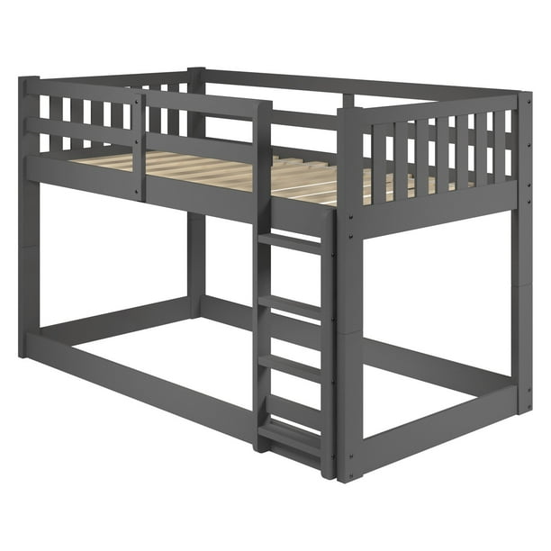 Woodcrest Low Platform Twin Over Twin Bunk Bed - Walmart ...
