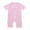 A-Pink273, variant on Infant Baby Girl Boy Rompers Silk Satin Newborn Button Down Collared Short Sleeve Jumpsuit Toddler Solid Color Trendy One-Pieces