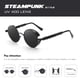 thumbnail image 5 of Gafas de Sol CGID Retro Steampunk Redondas Polarizadas E72 UV400, 5 of 6