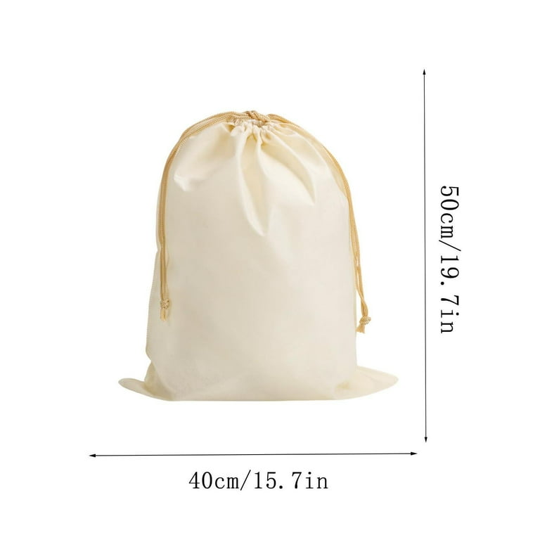 Packs Muslin Bags with Drawstring Canvas Large Storage Cloth