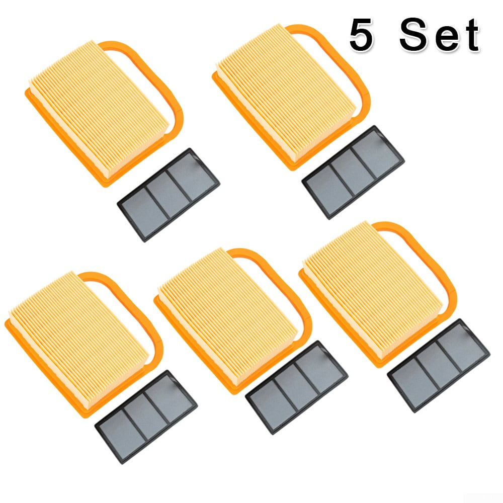 Pack Of 5 Air Filter Set For STIHL TS410 TS420 4238-140-4402  4238 141/0300 