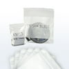 StarBoxes 1000 Reclosable Clear Poly Bags 2"x2", 2 MIL White Block Poly Bags