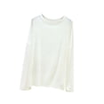 thumbnail image 3 of Bovxnpu Women Long Sleeve Shirts Basic Tee Loungewear Shirts Women's Cotton Crew Neck Long Sleeve Fall Summer Comfortable Tops, 3 of 6