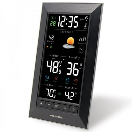 AcuRite 01121M Vertical Wireless Color Weather Station with Temperature