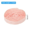 thumbnail image 2 of Uxcell 2 Yard Snap Button Tape for Sewing Cotton Snap Trim Fastener Double Buckles Tape for Clothes DIY Misty Rose, 2 of 7