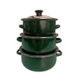 thumbnail image 1 of Juego de ollas de Peltre Shorbull 6 pz Verde, 1 of 6