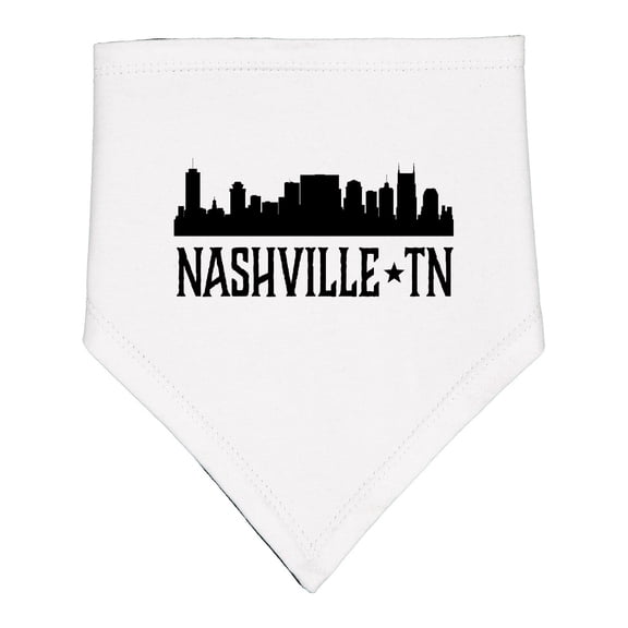 Inktastic Nashville Tennessee City Skyline Baby Bandana Bib