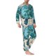 thumbnail image 2 of Fotbe Watercolor Sea Turtle Pijama de Hombre con Estampado de Manga Larga, Conjunto de 2 Piezas, Ropa de Dormir Suave y Cómoda con Bolsillos-XX-Large, 2 of 7