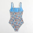 thumbnail image 7 of Yajing Women's Small Floral Swimsuit with Pad Without Brackets Blue L Tummy Control Swimsuits for Women, 7 of 7