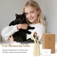 thumbnail image 2 of Lnrkai Black Cat Memorial Statue, Home Decor Angel Figurines Cat Loss Sympathy Gift, Hand-Painted Remembrance Sculpture for Grieving Pet Owners, 2 of 7