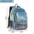 thumbnail image 2 of FORMRS Unisex School Backpack 17" Student Travel Bag with Laptop Compartment, Crystal Ocean, 2 of 7