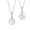 Silver_Small, variant on S.Leaf Shell Necklace Sterling Silver Dainty Necklace for Women Mother of Pearl Necklace Choker Necklace for Women Friendship Necklace Sterling Silver Necklace for Women Pendant Necklace for Women