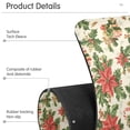 thumbnail image 4 of Yayeee Faucet Mat for Kitchen Sink 14.7" Diatomite Long Splash Guard Pad, Retro Christmas Holly, 2 Pack, 4 of 7
