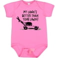 thumbnail image 3 of Inktastic Father's Day Dad My Lawn's Better Than Your Lawn Boys or Girls Baby Bodysuit, 3 of 5
