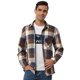 thumbnail image 1 of Chaqueta de Camisa a Cuadros de Invierno Lars Amadeus para Hombre Caqui Blanco S, 1 of 6