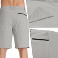 thumbnail image 4 of Men's Hiking Cargo Shorts Quick Dry Lightweight Summer Casual Shorts for Men Work Golf Outdoor 5 Pockets, M, 4 of 6
