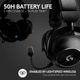 thumbnail image 4 of Logitech G PRO X 2 LIGHTSPEED Wireless Gaming Headset, Detachable Boom Mic for PC, PS5, PS4, Nintendo Switch, Black, 4 of 11