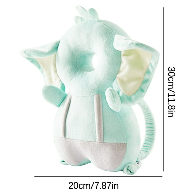 Yhmxh Protector de cabeza transpirable para bebés y niños pequeños que están aprendiendo a caminar. Almohadilla protectora para la cabeza que protege la cabeza y la espalda.