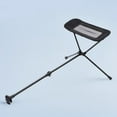 thumbnail image 1 of Colaxi Chaise Hamac Pliable Repose-Pieds Ajustement Universel Accessoires Polyvalents pour Chaises de Plage Assemblage Simple 17.7-29 Pouces Réglable Noir, 1 of 8