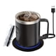 thumbnail image 2 of Juego Calentador Eléctrico de Tazas de Café | Taza de Acero Inoxidable con Base de Calentamiento y Tapa, Inteligente para Calentar Leche,, 2 of 15